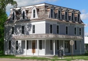 Pavillion Hotel in downtown Taylor, Nebraska